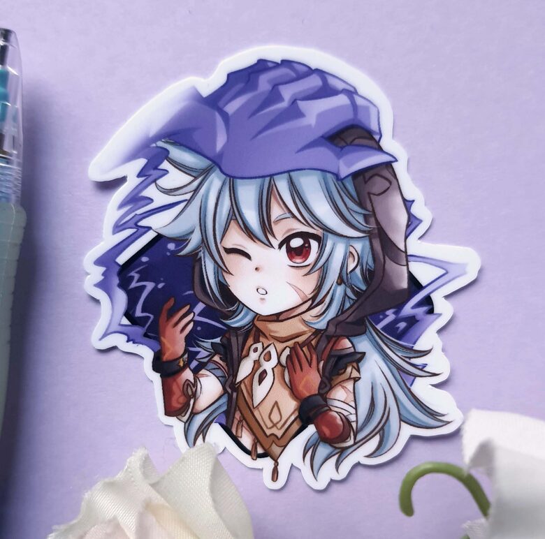Genshin Impact Sticker Razor
