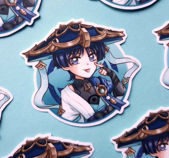 Genshin Impact Sticker Wanderer